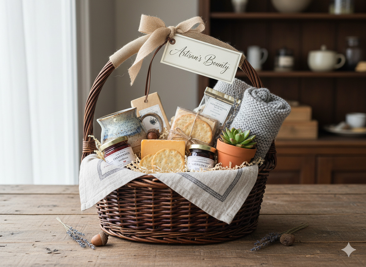 Artisan gift basket